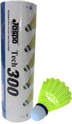 

Jaspo Tech 300 shuttle Nylon Shuttle - Green(Medium, 77, Pack of 1)