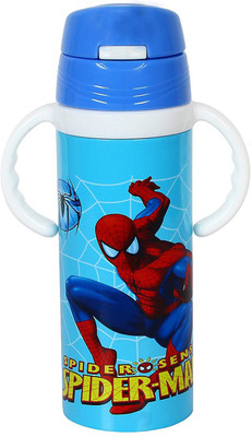 

WonderKart 350 ML Cartoon Printed Stainless Steel Kids Sipper/Water Bottle - Blue(Blue)