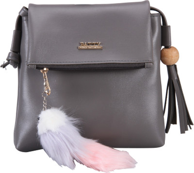 

AIZAH Girls Evening/Party, Casual Grey PU Sling Bag