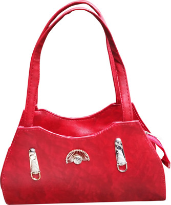 

Taskeeno Girls Evening/Party, Casual, Formal Maroon Leatherette Shoulder Bag