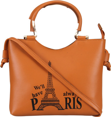 

AIZAH Girls Casual, Evening/Party Tan PU Sling Bag