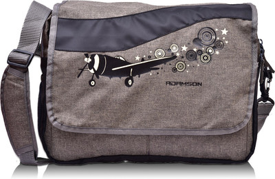 

Adamson Men Casual Grey Polyester Sling Bag