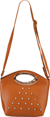 

AIZAH Girls Casual, Evening/Party Tan PU Sling Bag