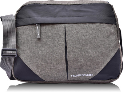 

Adamson Men Casual Grey Polyester Sling Bag