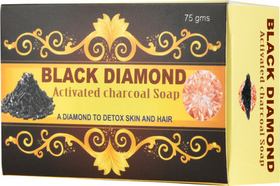 

KALA Black Diamond Activated Charcoal soap 75g(300 g, Pack of 4)