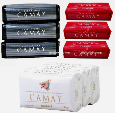 

CAMAY CLASSIC + CHIC + NATUREL(1125 g, Pack of 9)