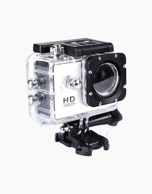 

OWO G22 1080 HD Waterproof Digital Sports and Adventure Camera Sports and Action Camera(Silver, 12 MP), Black