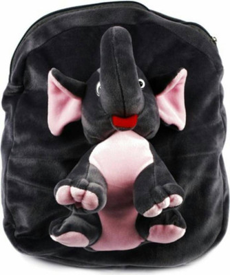 saburi Elephant Soft Toy Bag PLUSHl Bag - 12 inch - 12 cm(Multicolor)