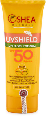 

Oshea Herbals UV Shield Sun Block Formula SPF 50 - SPF 50 PA+++(60 g)