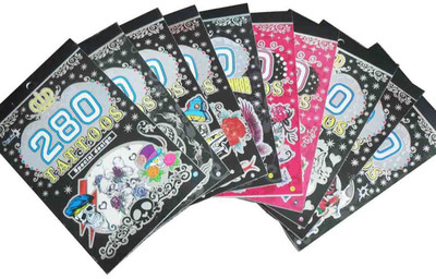 

13-HI-13 280 Temporary Tattoos - Roses & Butterflies Many More (Pack of 10pcs)(Multi Design)