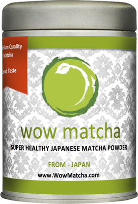 

Wow Matcha Japanese Premium Grade Hand Ground Matcha Green Tea Powder Unflavoured Matcha Tea(100 g, Box)