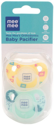 

MeeMee Orthodontic Baby Pacifier baby pacifier(Multicolor)