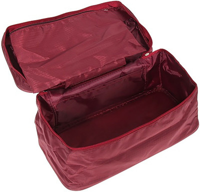 

J Go The Business Hub Underwear Lingerie Organizer Travel Toiletry Kit Travel Toiletry Kit(Maroon)