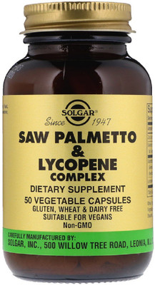 

Solgar Solgar, Saw Palmetto & Lycopene Complex, 50 Vegetable Capsules(50 mg)