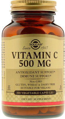 

Solgar Solgar, Vitamin C, 500 mg , 100 Vegetable Capsules(100 No)