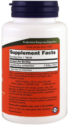 

Now Foods Now Foods, Stabilized Acidophilus Three Billion,(180 No)