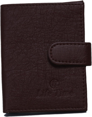 

Lifetime Men Brown Artificial Leather Card Holder(2 Card Slots)