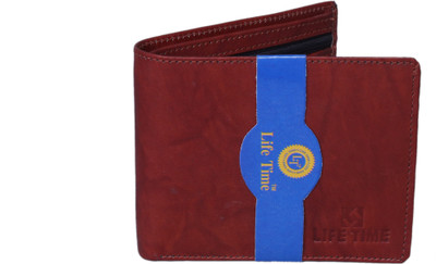 

Lifetime Men Brown Genuine Leather Wallet(3 Card Slots)