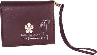 

cereta Girls Maroon Artificial Leather Wallet(6 Card Slots)