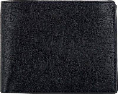 

Woodlion Boys Black Genuine Leather Wallet(3 Card Slots)