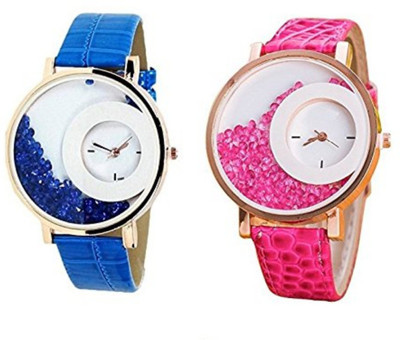 

SWANOS 0031 Maxre Blue&Pink Cmobo For Women Watch - For Women