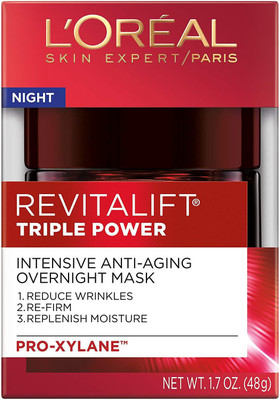

l'oreal paris L'Oréal Paris Skincare Revitalift Triple Power Intensive Anti-Aging Face Moisturizer with Pro-Xylane and Hyaluronic Acid for Visibly Reduced Wrinkles, 1.7 oz(48 g)