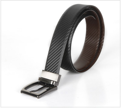 

Kara Men Casual Black Genuine Leather Reversible Belt