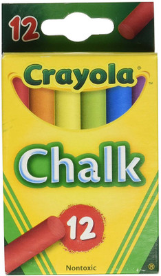 

Crayola Chalk Colors, 12 Sticks Per Box NA Water-based Chalk(12 Sticks)