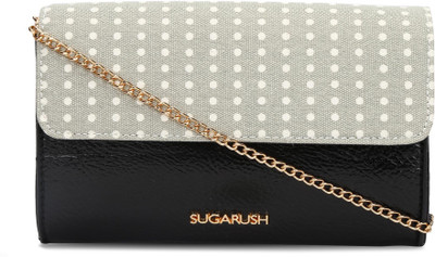 

SUGARUSH Casual Black Clutch