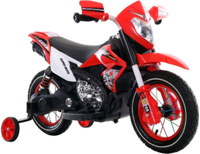 

Baybee Battery Operated Ride On Bike for Kids with Music, Horn, Headlights,MP3/USB/TF | 30 Kg Weight Capacity and Age 2 and Up Year Olds Girls Boys Bike Battery Operated Ride On(Red)