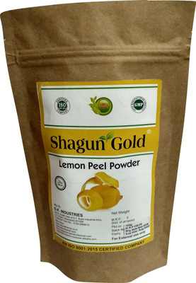 

shagungold Pure Organic Lemon Peel Powder Face Pack For skin bright & pimple free pack of two 200gm(200 g)