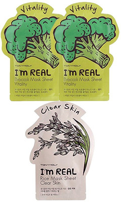 

Tonymoly I'm Real Sheet Mask Pack of 3(60 g)