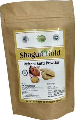 

shagungold Pure Organic Multani Mitti (Fuller Earth) Powder for face pack & hair treatment 100gm(100 g)