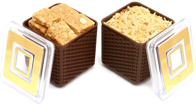 Ghasitaram Gifts Healthy Hampers-Imagica Set of 2 Granula Bites, Roasted Namkeen Air Tight Containers Combo(4)