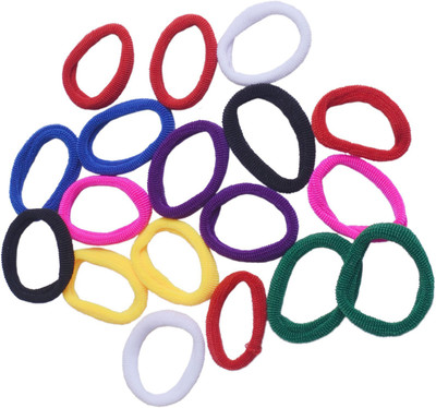 

Shaily Pack of 12 Different colorful good quality Elastic Rubber band Head Band(Multicolor)
