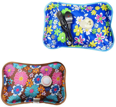

CRETO Best Quality Pain Relief 2 Pack Combo of Electric 1 L Hot Water Bag(Multicolor)