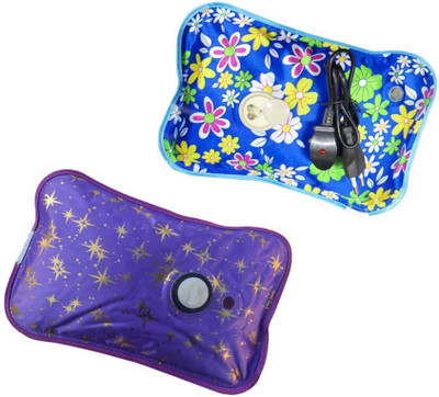 

CRETO Pain Reliever Cordless Rechargeable 2 Pack Combo of Electric 1 L Hot Water Bag(Multicolor)