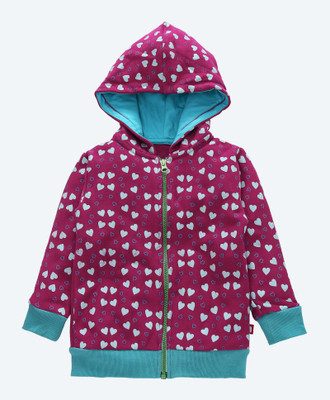 

Nino Bambino Full Sleeve Printed Baby Girls Jacket, Pink