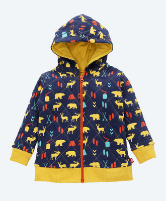 

Nino Bambino Full Sleeve Printed Baby Boy's Jacket, Blue