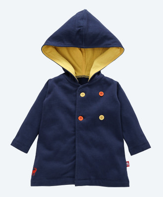 

Nino Bambino Full Sleeve Solid Baby Boy's Jacket, Blue