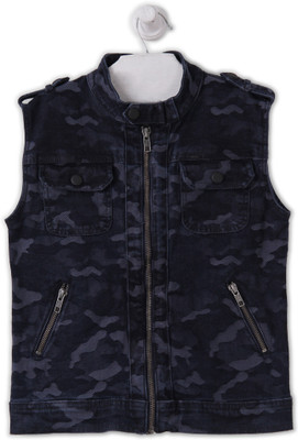 

Gini & Jony Full Sleeve Self Design Baby Boy's Jacket, Dx wash(5000)