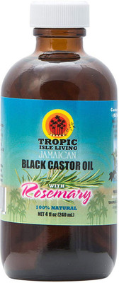 

Tropic Isle Living jamaican black castor oil rosemary 4oz -1 pack, Rosemary, 4.0 Ounce(240 ml)