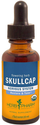 

Herb Pharm Certified Organic Skullcap Extract for Nervous System Support - 1 Ounce(30 ml)