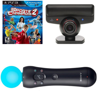 

Sony Sports Champions 2 Move Starter Bundle PS3 Motion Controller(Black, For PS4)