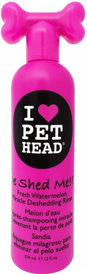 

Pet head Goofy Tails-Pet Head De Shed Me Miracle Deshedding Rinse Watermelon, 354 ml Hypoallergenic Natural Dog Shampoo(354 ml)