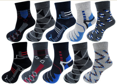 RC. ROYAL CLASS Men Self Design Ankle Length(Pack of 10)