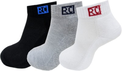 RC. ROYAL CLASS Men Solid Ankle Length(Pack of 3)