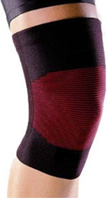 

Leosportz Sports & Fitness Pain Relief Knee Support,Knee Sleeve,knee cap,Knee Guard (1 pair) Knee Support (, Red, Black