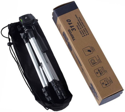 

Mezire GZ-3110 Tripod for Mobile and DSLR Tripod (Silver, Supports Up to 1500 g) Tripod Tripod(Black, Silver, Supports Up to 1000 g)