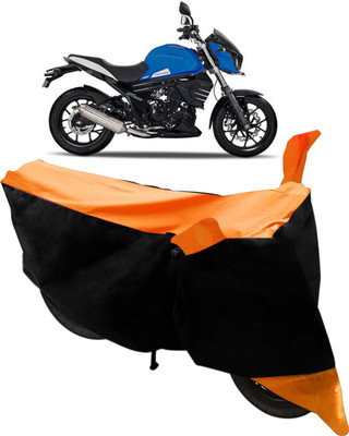 Flipkart SmartBuy Two Wheeler Cover for Mahindra(Black, Orange)